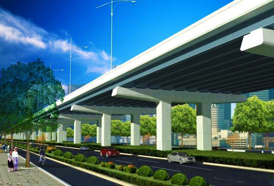 湘府路（湘江大道~瀏陽(yáng)河西岸）快速化改造工程